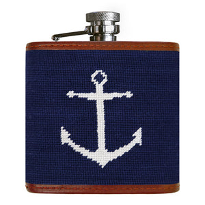 Anchor Flask (Dark Navy)