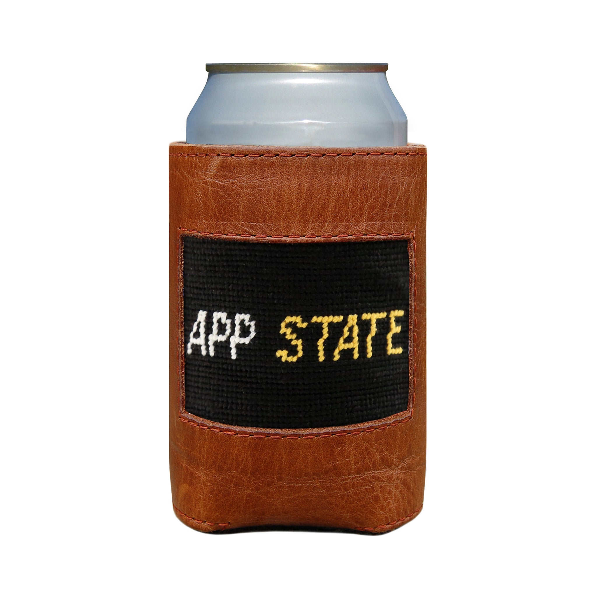 Appalachian State Text Can Cooler (Black)