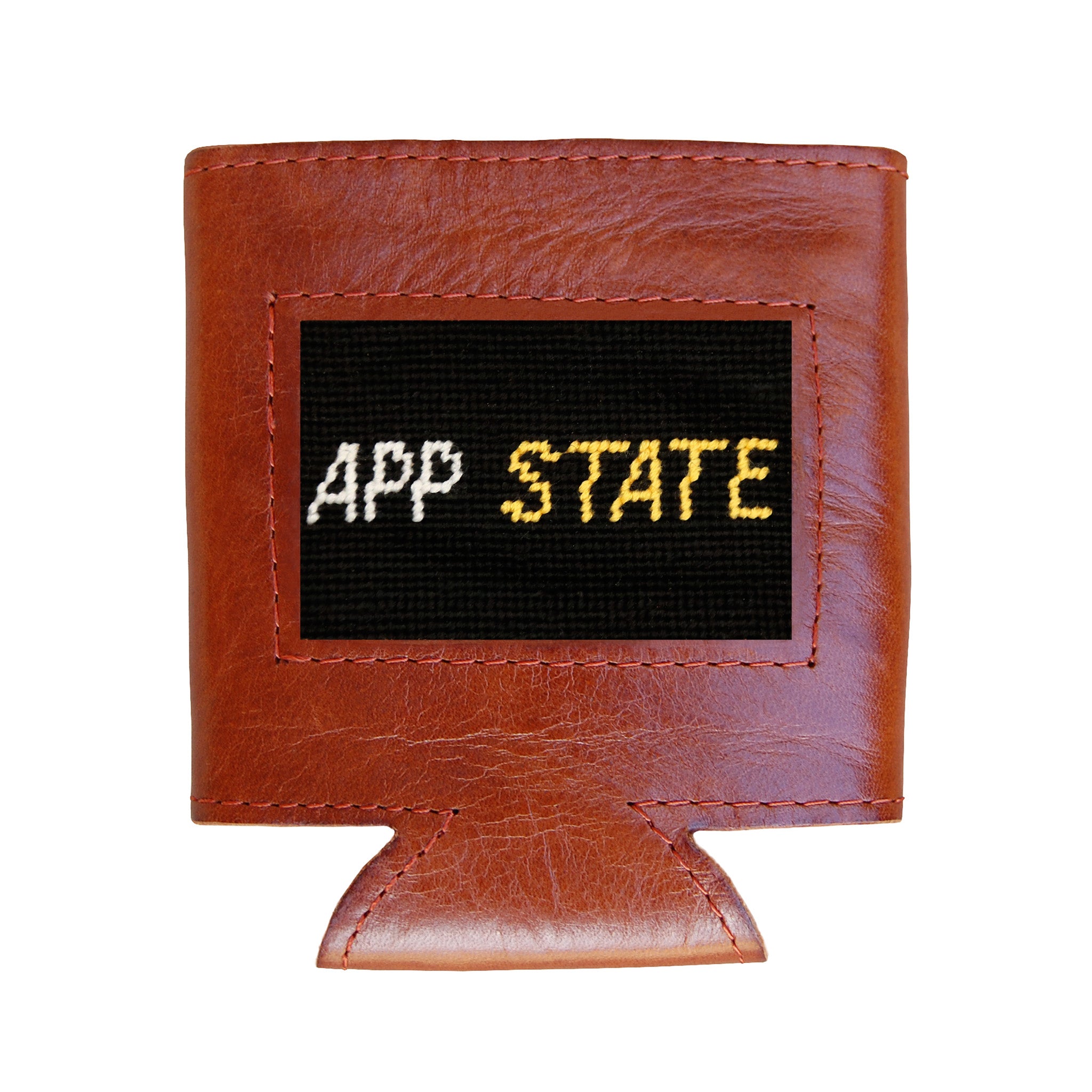 Appalachian State Text Can Cooler (Black)