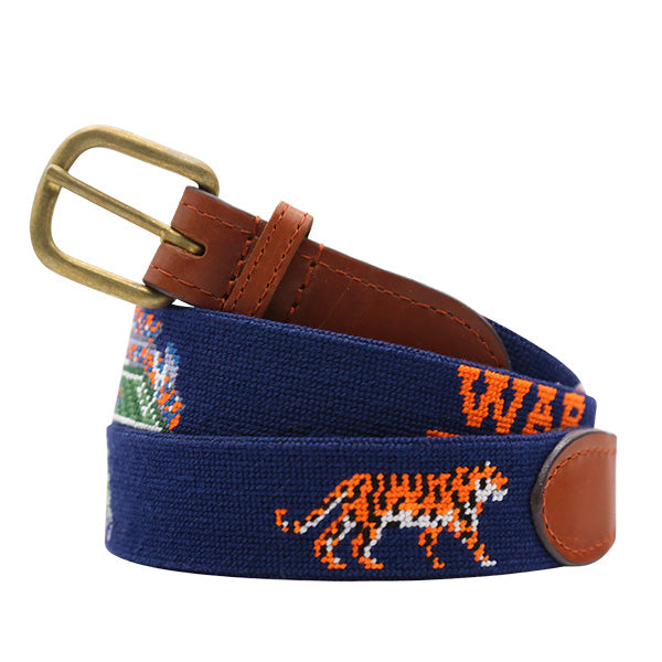 Auburn Needlepoint Life Belt (Dark Navy) – Smathers & Branson
