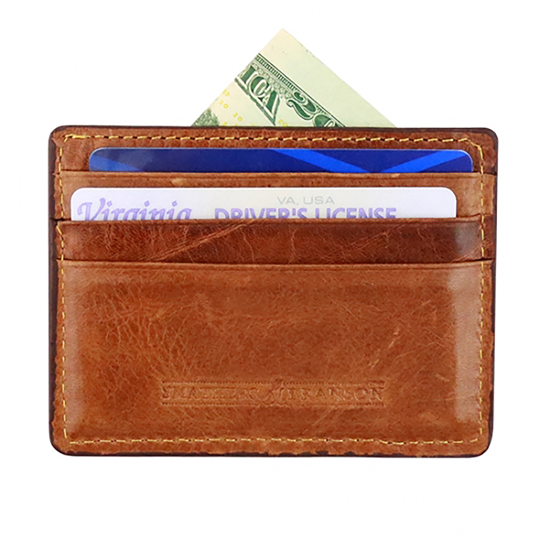 Crossed Clubs Card Wallet (Classic Navy)