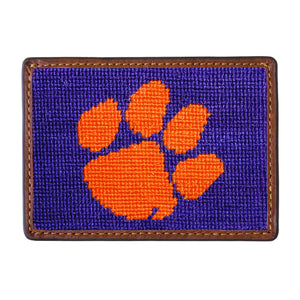 Clemson Card Wallet (Purple)