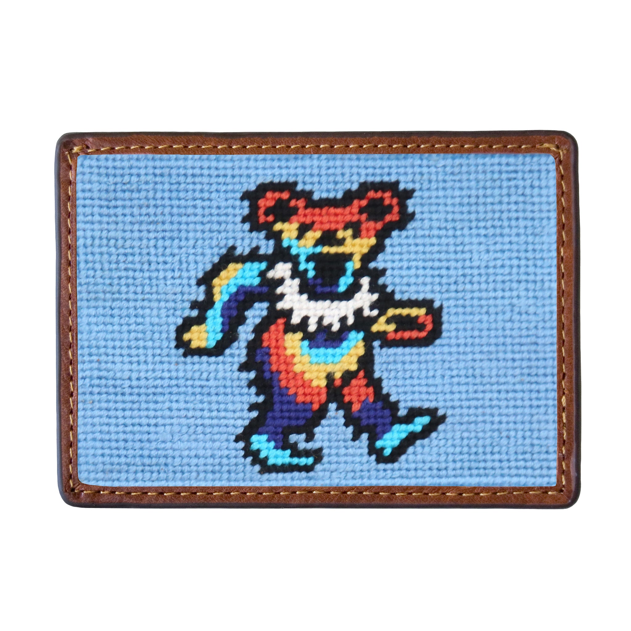 Dancing Bears Tie Dye Card Wallet (Light Blue) – Smathers & Branson