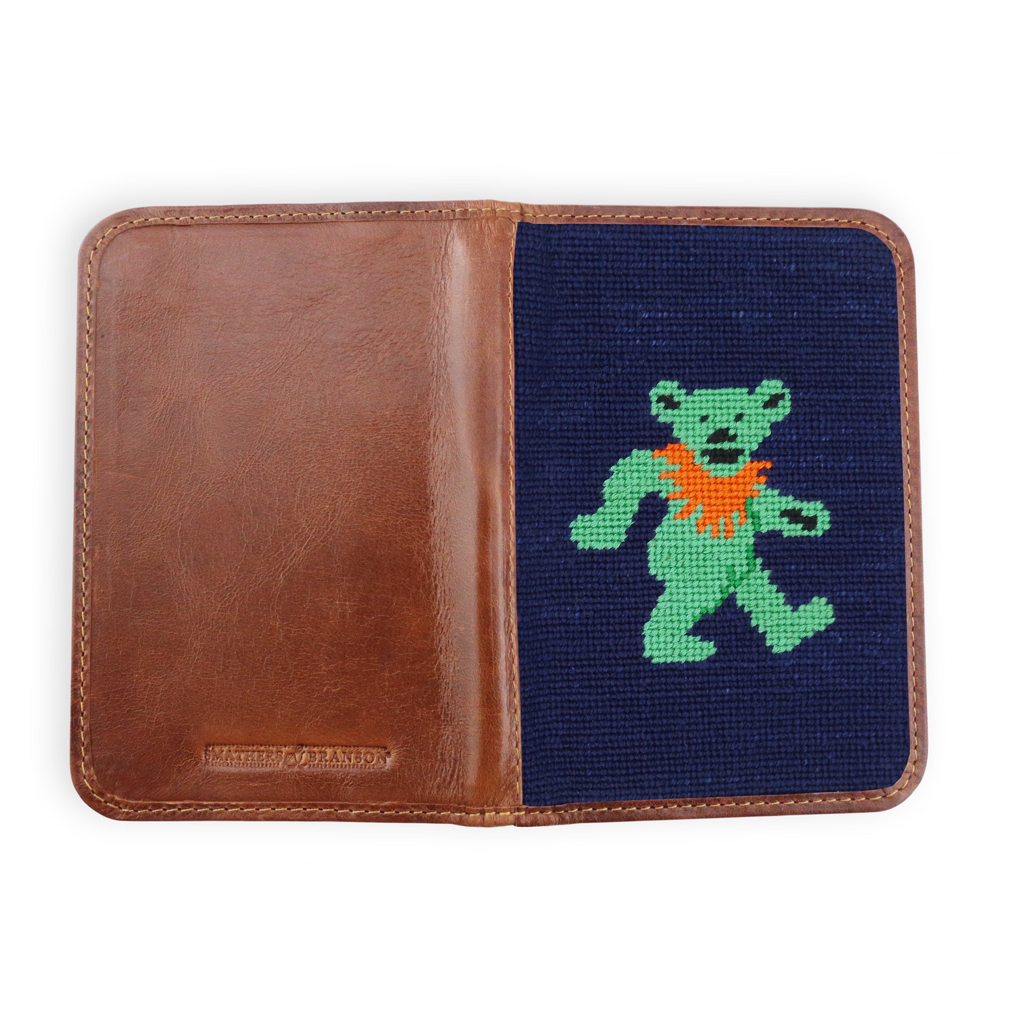 leather back of score card holder