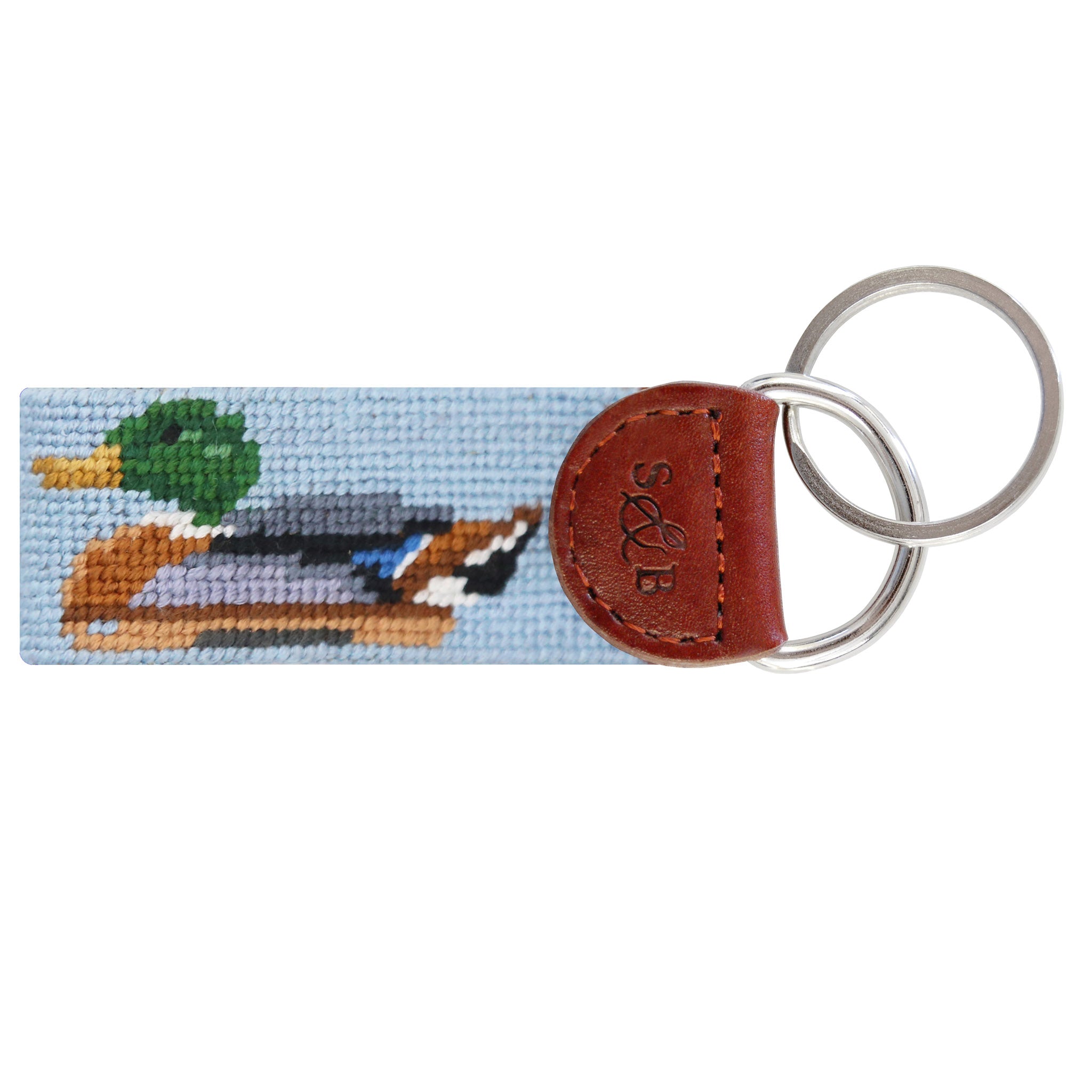 Duck Decoys Key Fob (Antique Blue)