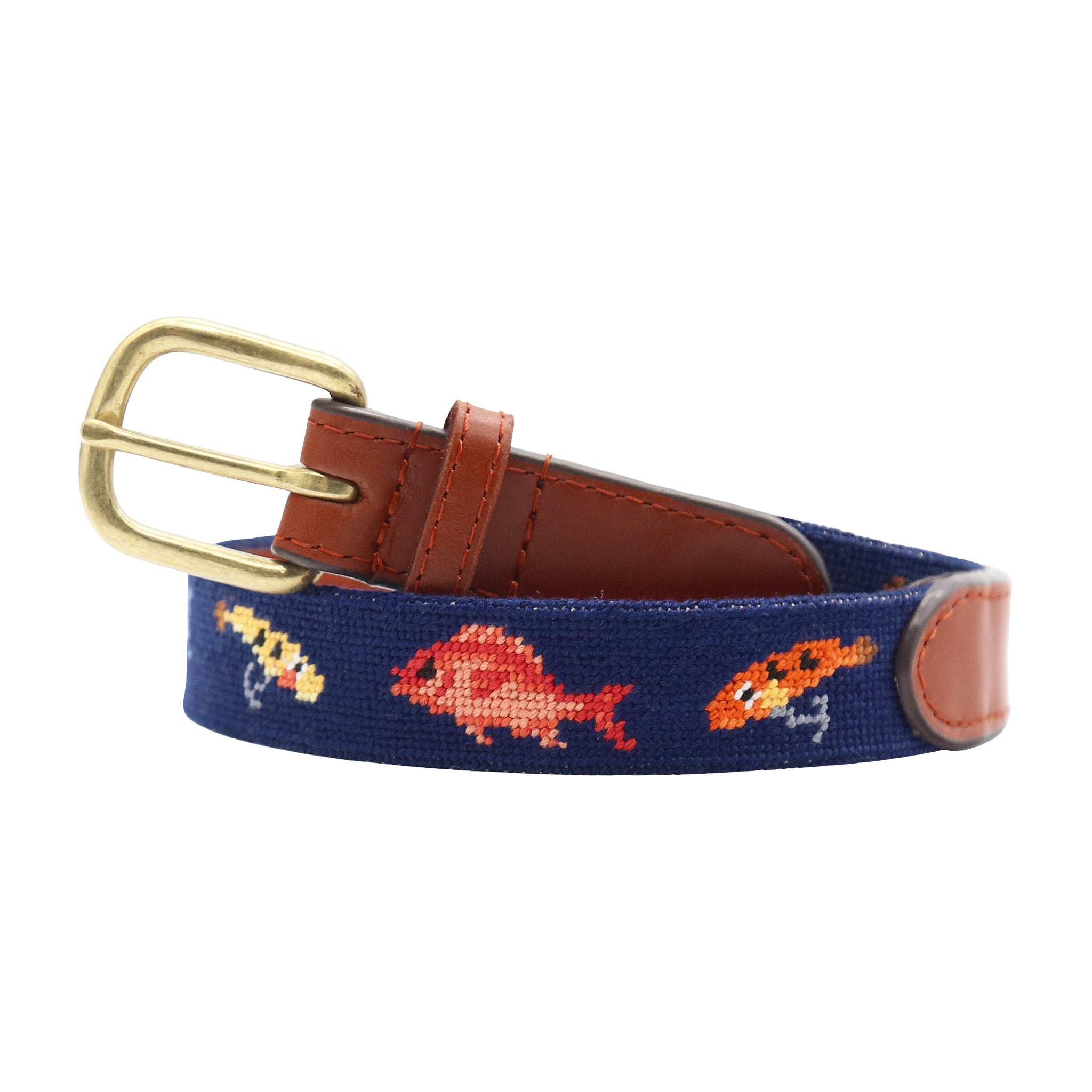 Fish and Tackle Children's Belt (Dark Navy)