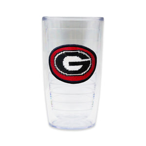 Tervis Tumbler with Georgia logo needlepoint patch
