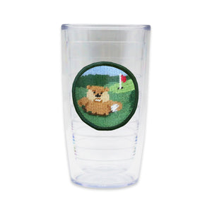 Tervis Tumbler with Gopher Golf needlepoint patch