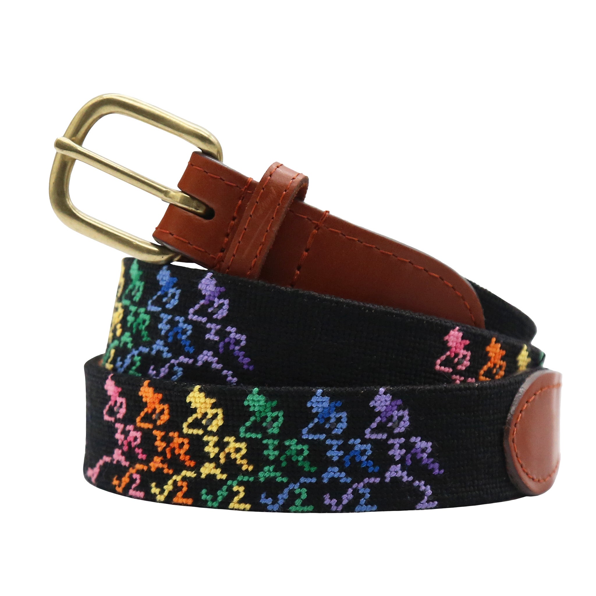 Grateful Dead Dancing Skeletons Belt (Black)