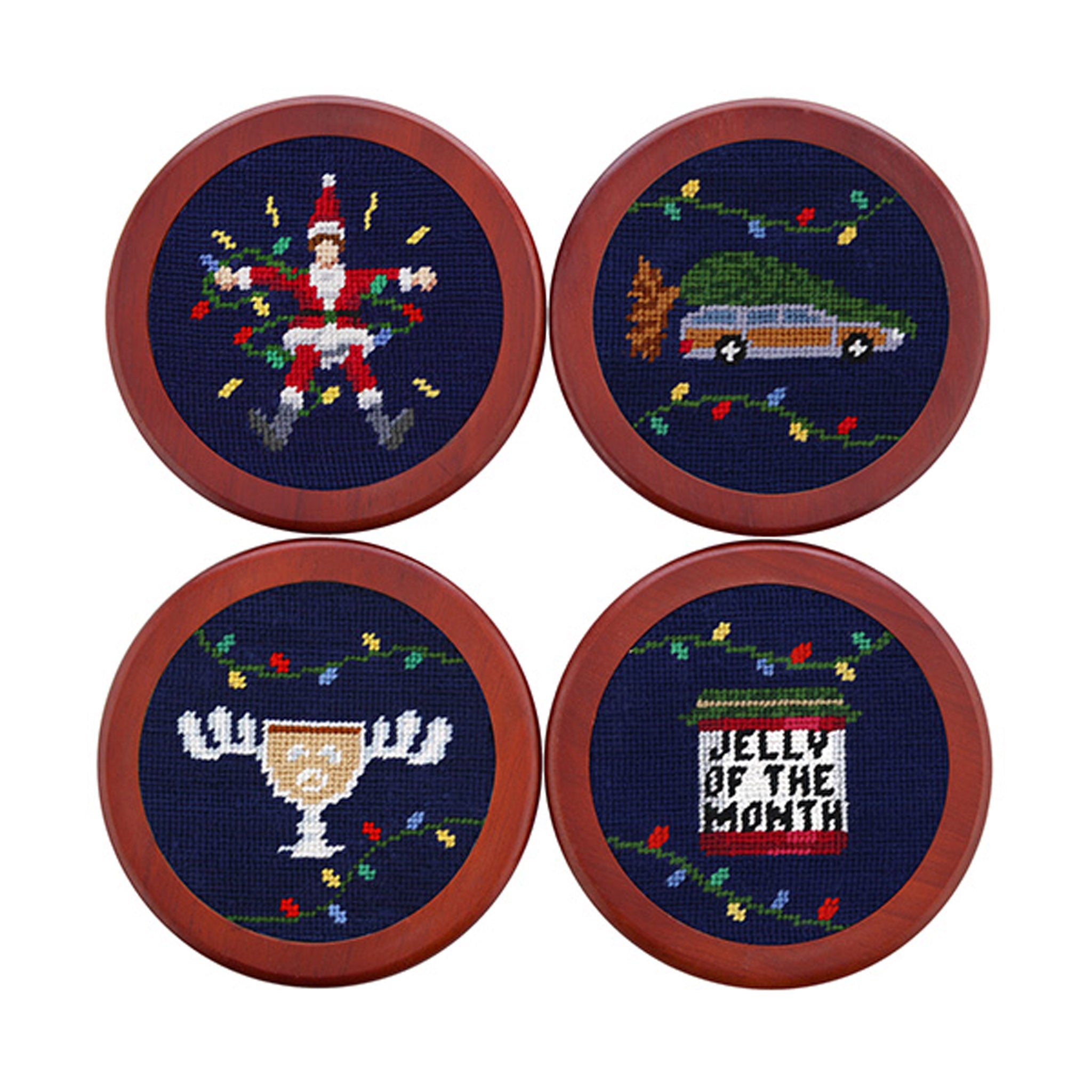 Griswold Christmas Coasters (Dark Navy) – Smathers & Branson