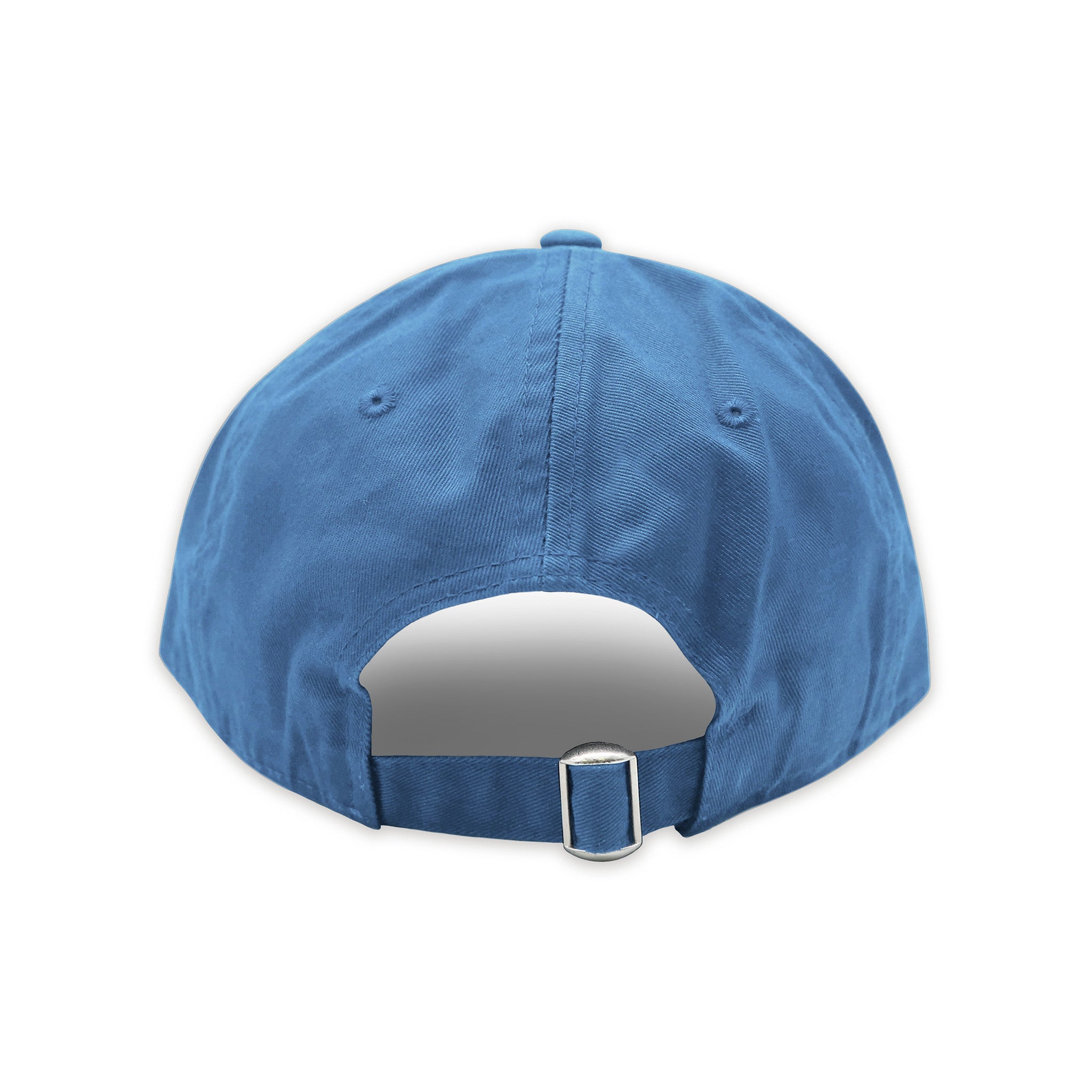Back of hat with adjustable nickel slide cotton strap