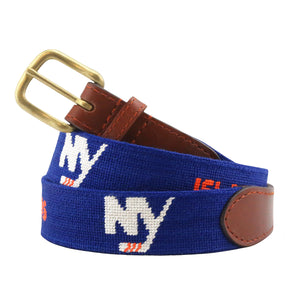 New York Islanders NY-Text Belt (Dark Royal)