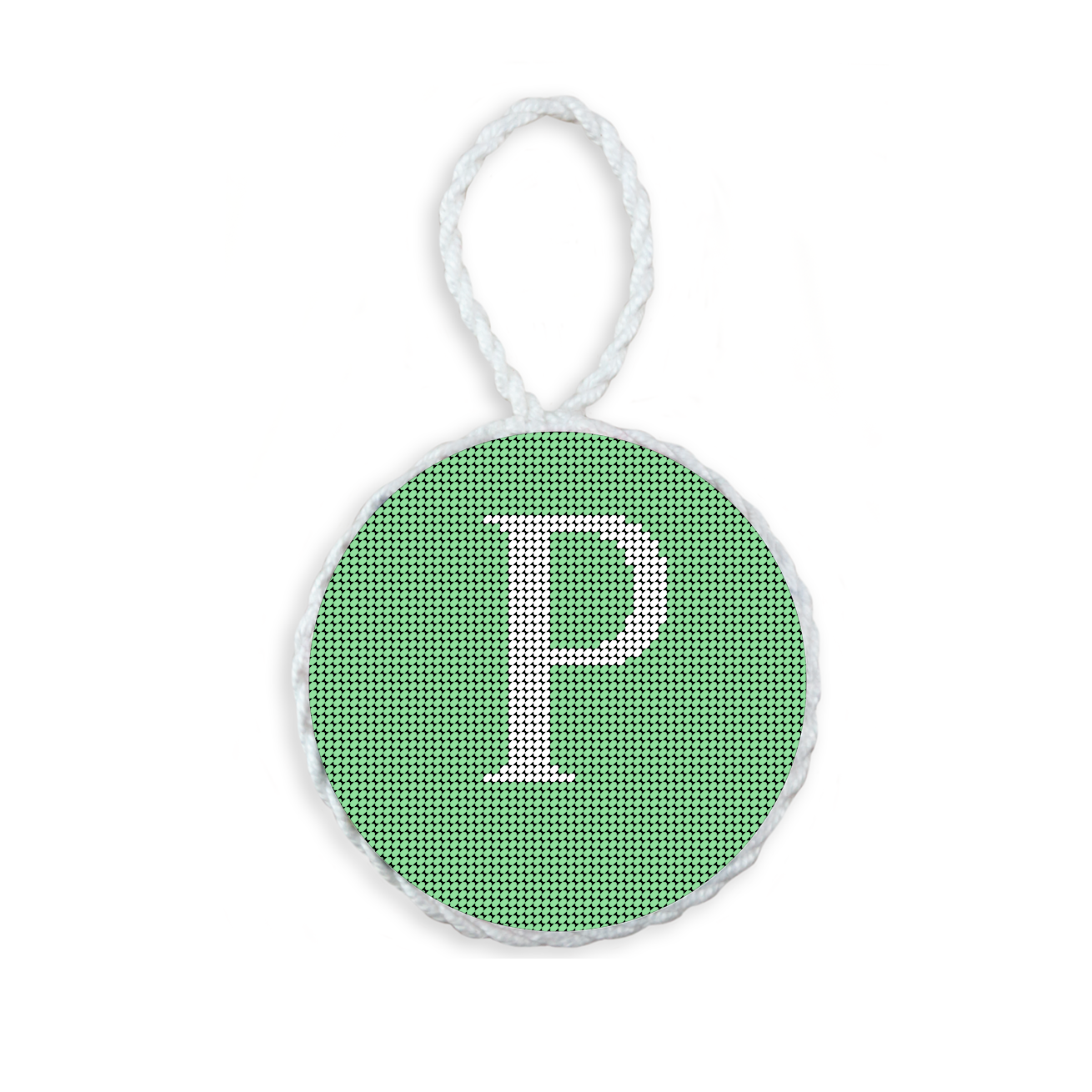 Letter with Date Ornament - Mint