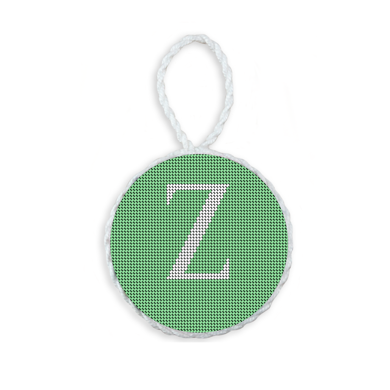 Letter with Date Ornament - Mint