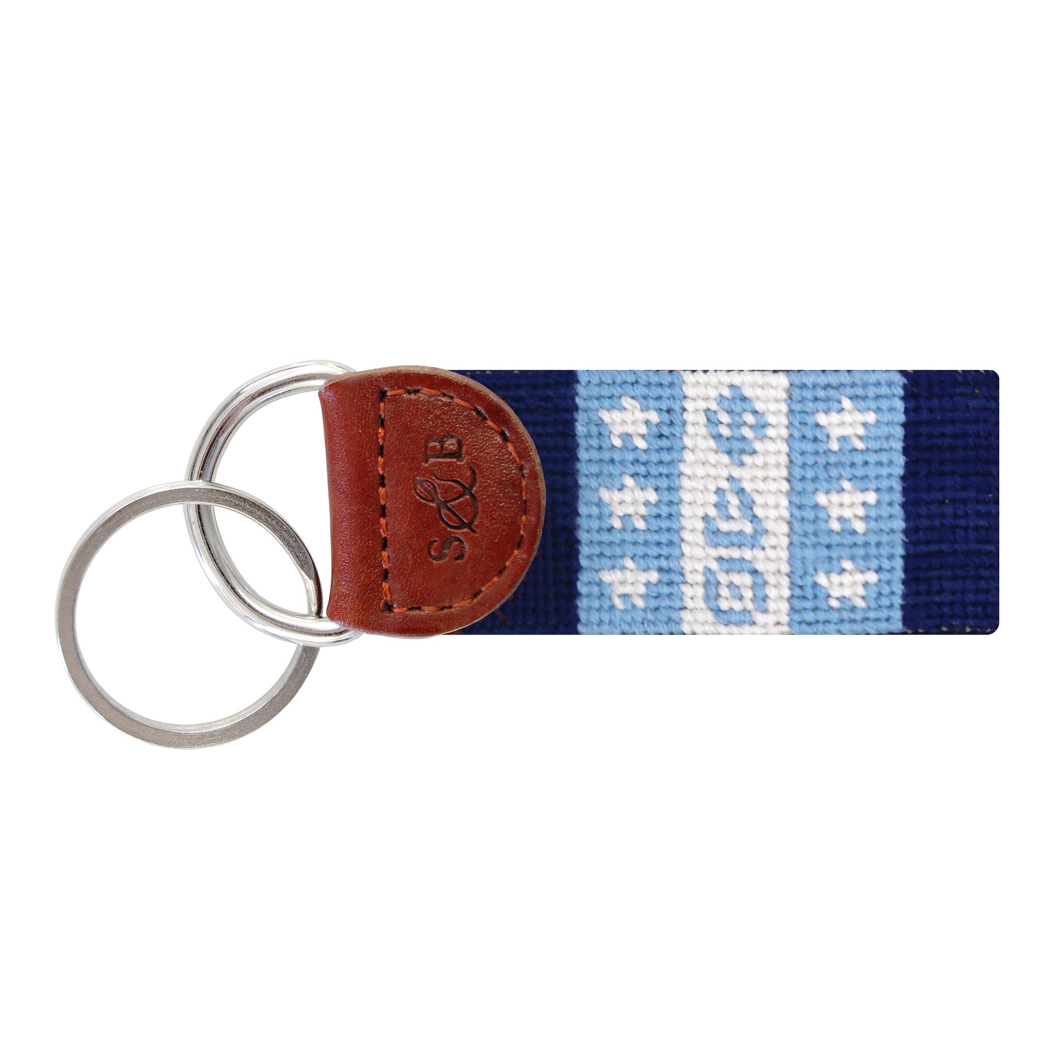 Phi Delta Theta Flag Key Fob (Dark Navy)