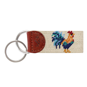 Rooster Key Fob (Light Khaki)
