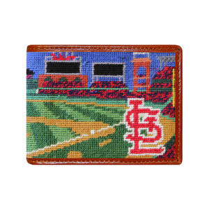 St. Louis Cardinals wallet featuring the team's logo on a primary red background, designed for everyday use.