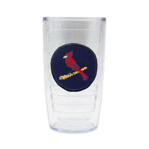Tervis Tumbler with Cardinals logo needlepoint patch