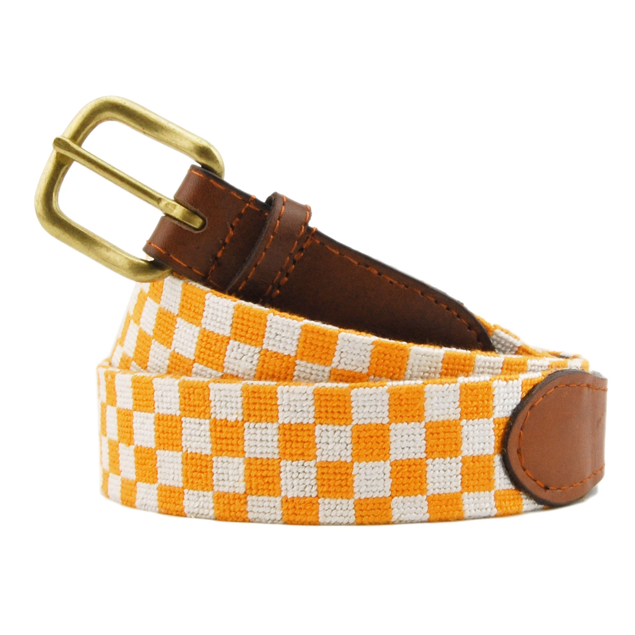 Tennessee (Checker) Needlepoint Belt