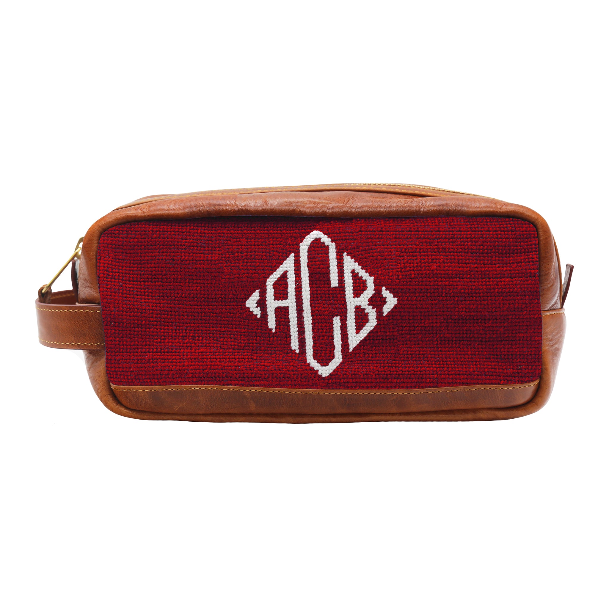 Garnet golf scorecard holder featuring Diamond 42 monogram example