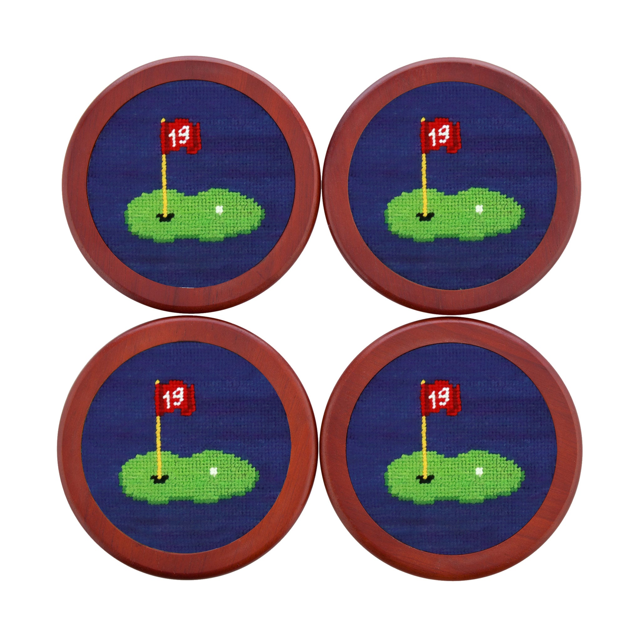 Smathers and Branson 19th Hole Coasters Classic Navy
