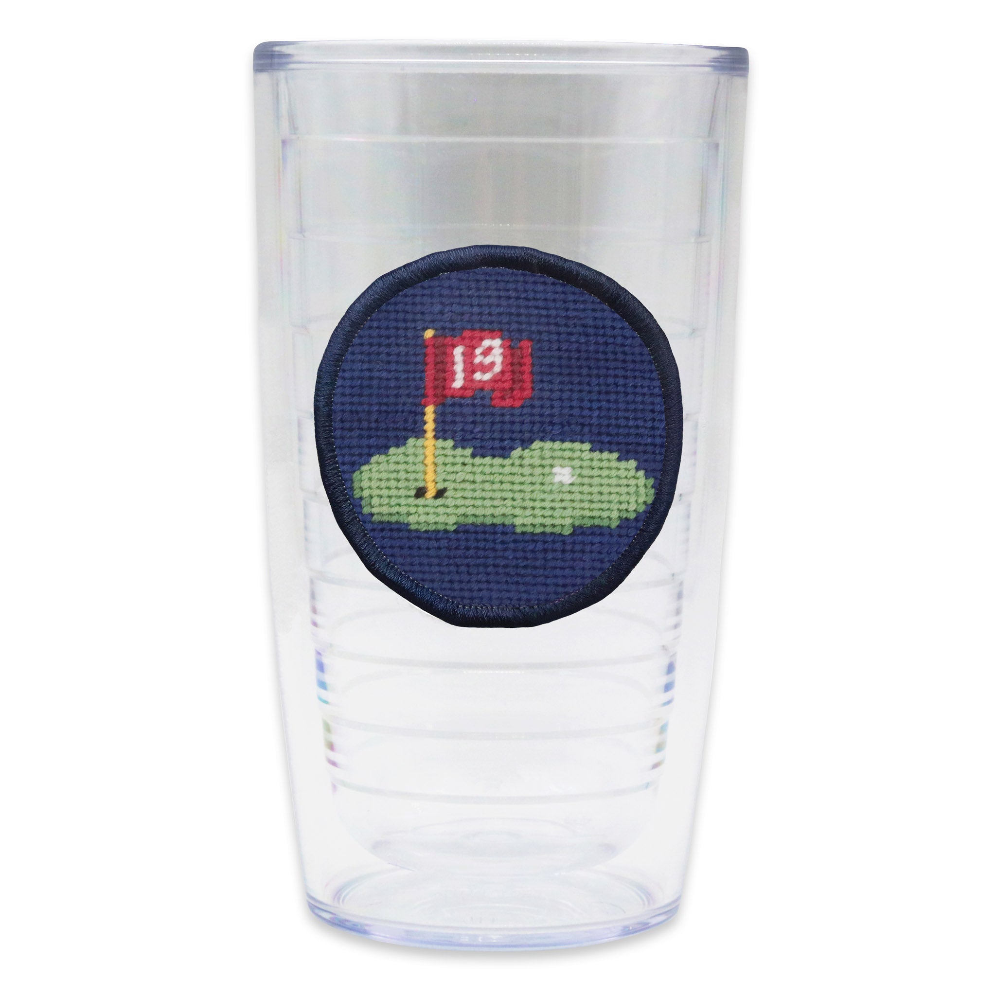 Smathers and Branson 19th Hole Needlepoint Tervis Tumbler Classic Navy   