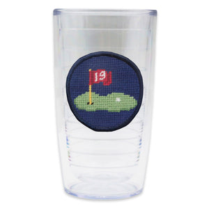 Smathers and Branson 19th Hole Needlepoint Tervis Tumbler Classic Navy   