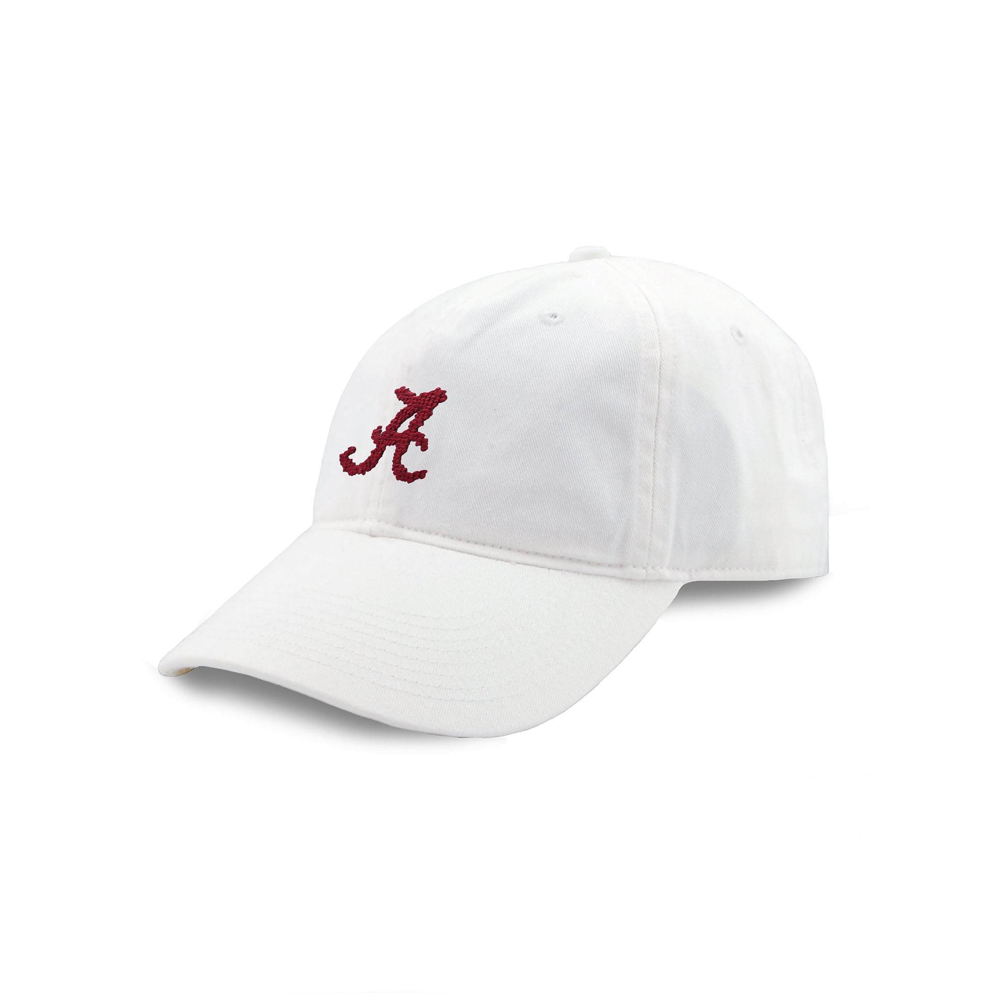 Crimson Vow Chic White Hat with Red Embroidery Alabama Crimson Tide Hat | Classic Canvas Snapback | Amigo  main image 4