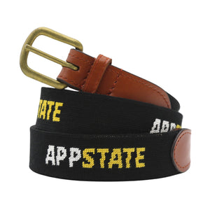 Smathers and Branson Appalachian State Text Belt Black