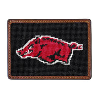 Smathers and Branson Arkansas Needlepoint Credit Card Wallet Front side