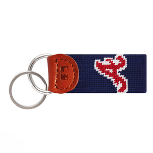 Smathers and Branson Atlanta Braves Key Fob Dark Navy