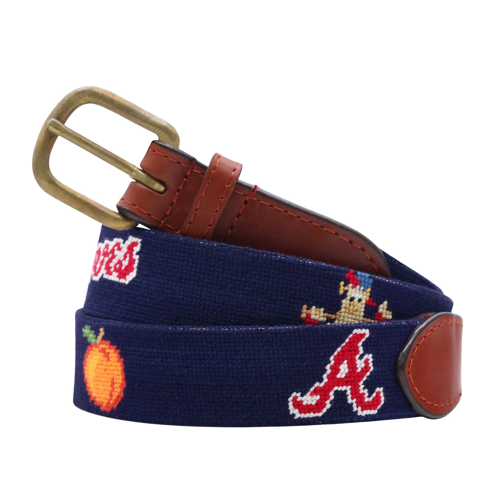 Smathers and Branson Atlanta Braves Needlepoint Life Belt 