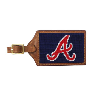 Smathers and Branson Atlanta Braves Luggage Tag Dark Navy