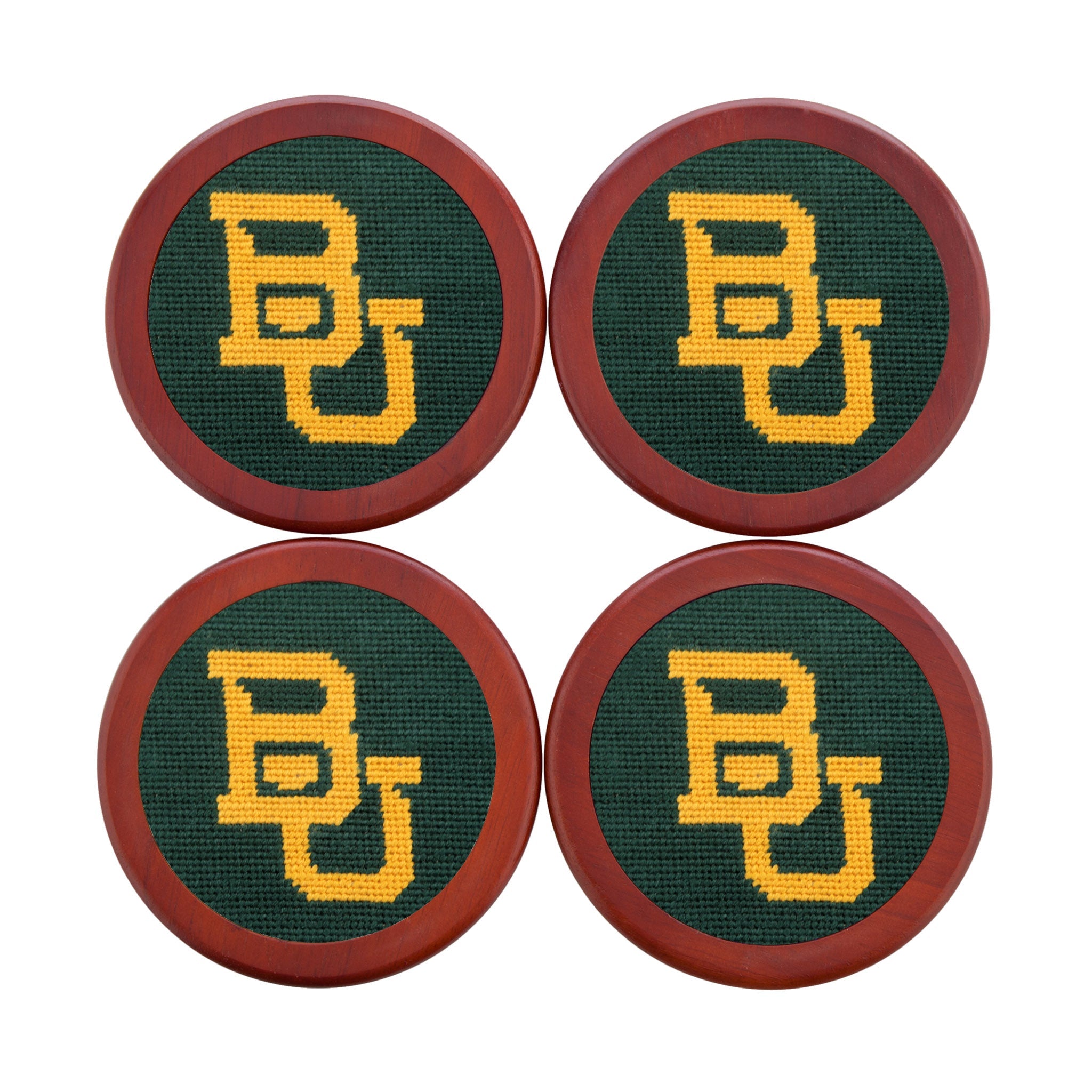 Smathers and Branson Baylor Coasters Dark Pine