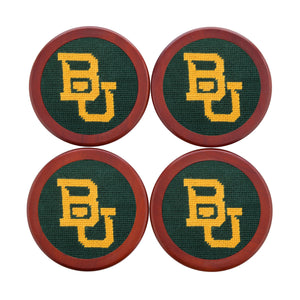Smathers and Branson Baylor Coasters Dark Pine