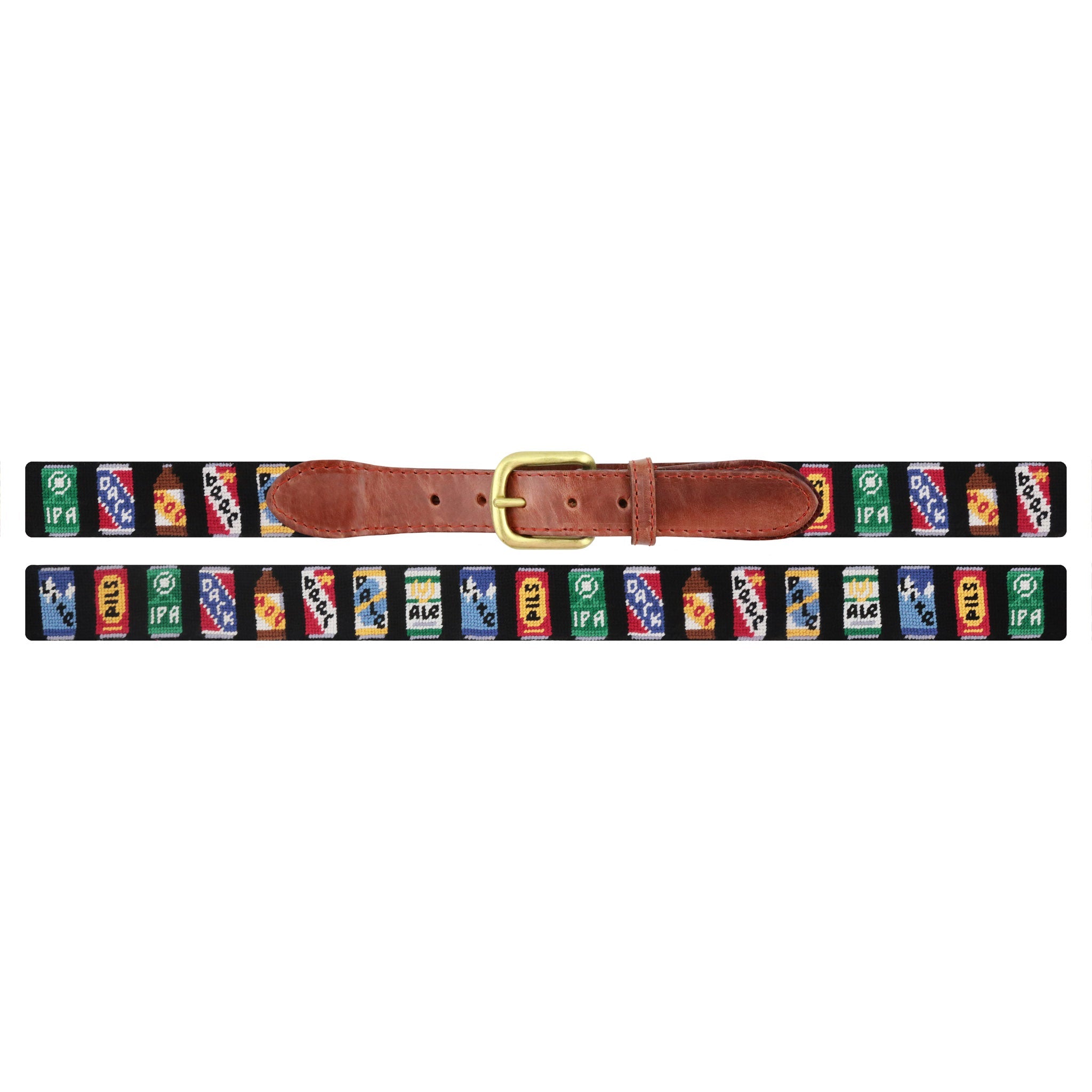 Smathers and Branson Beer Cans Belt Black