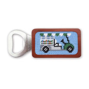 Smathers and Branson Beverage Cart Bottle Opener Light Blue
