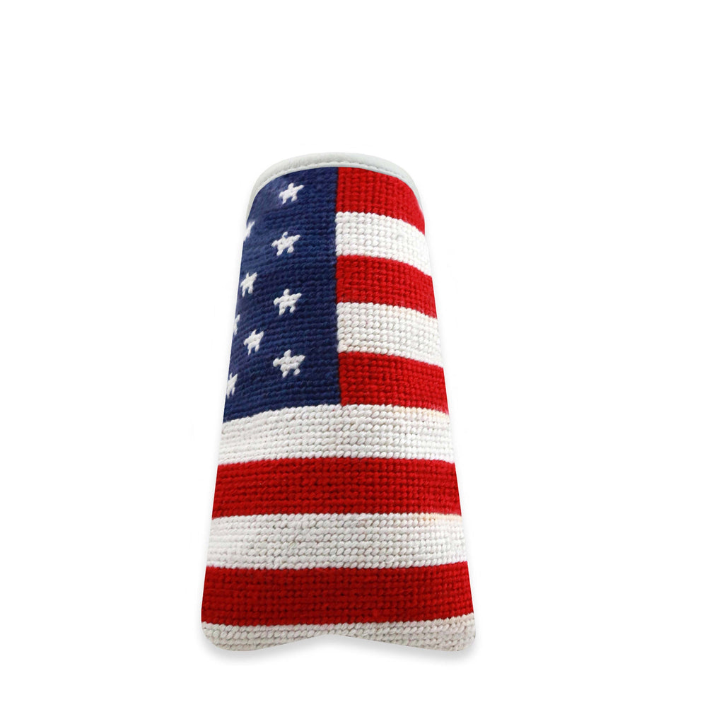 Smathers and Branson Big American Flag Multi  Needlepoint Putter Headcover   