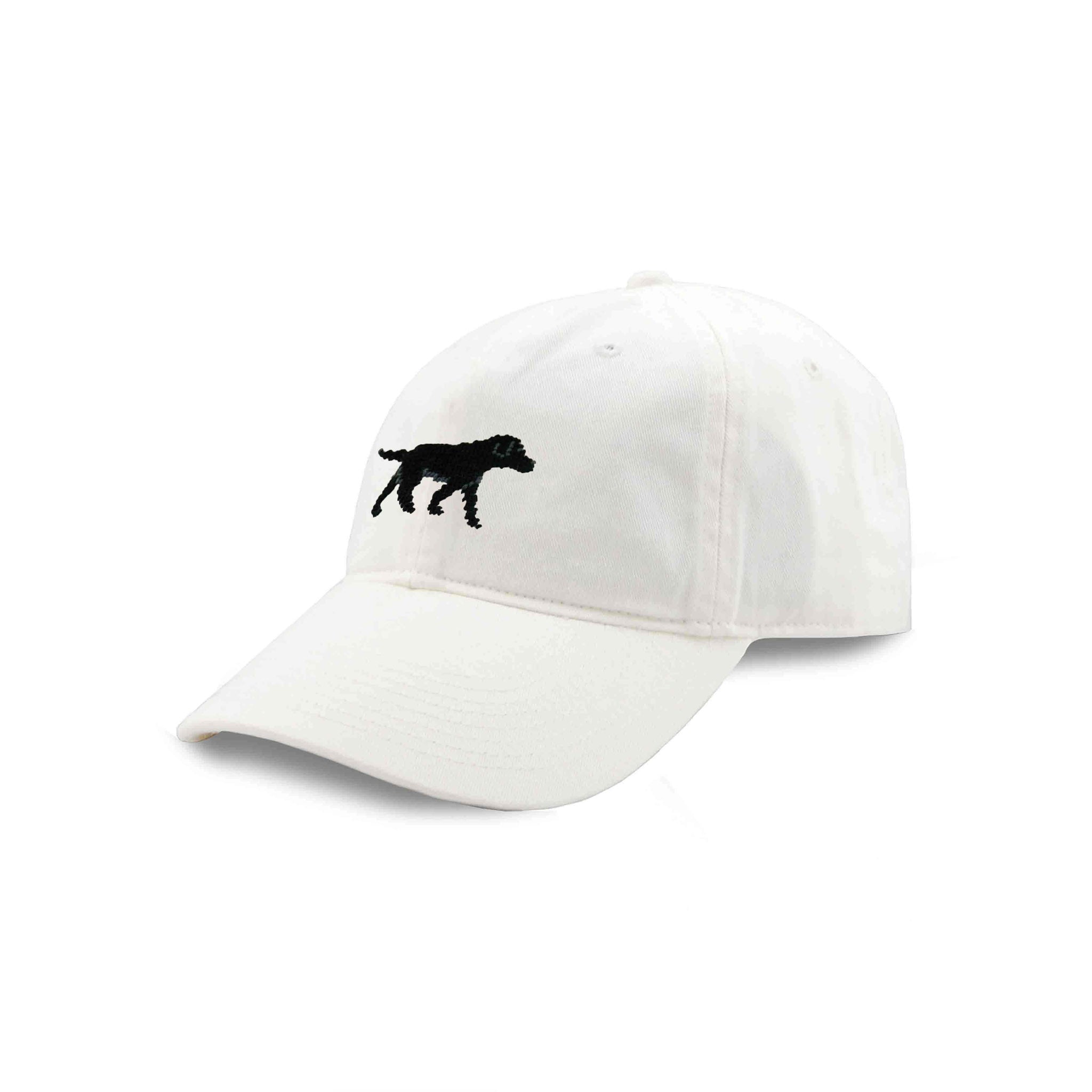 Smathers and Branson Black Lab Walking Hat White