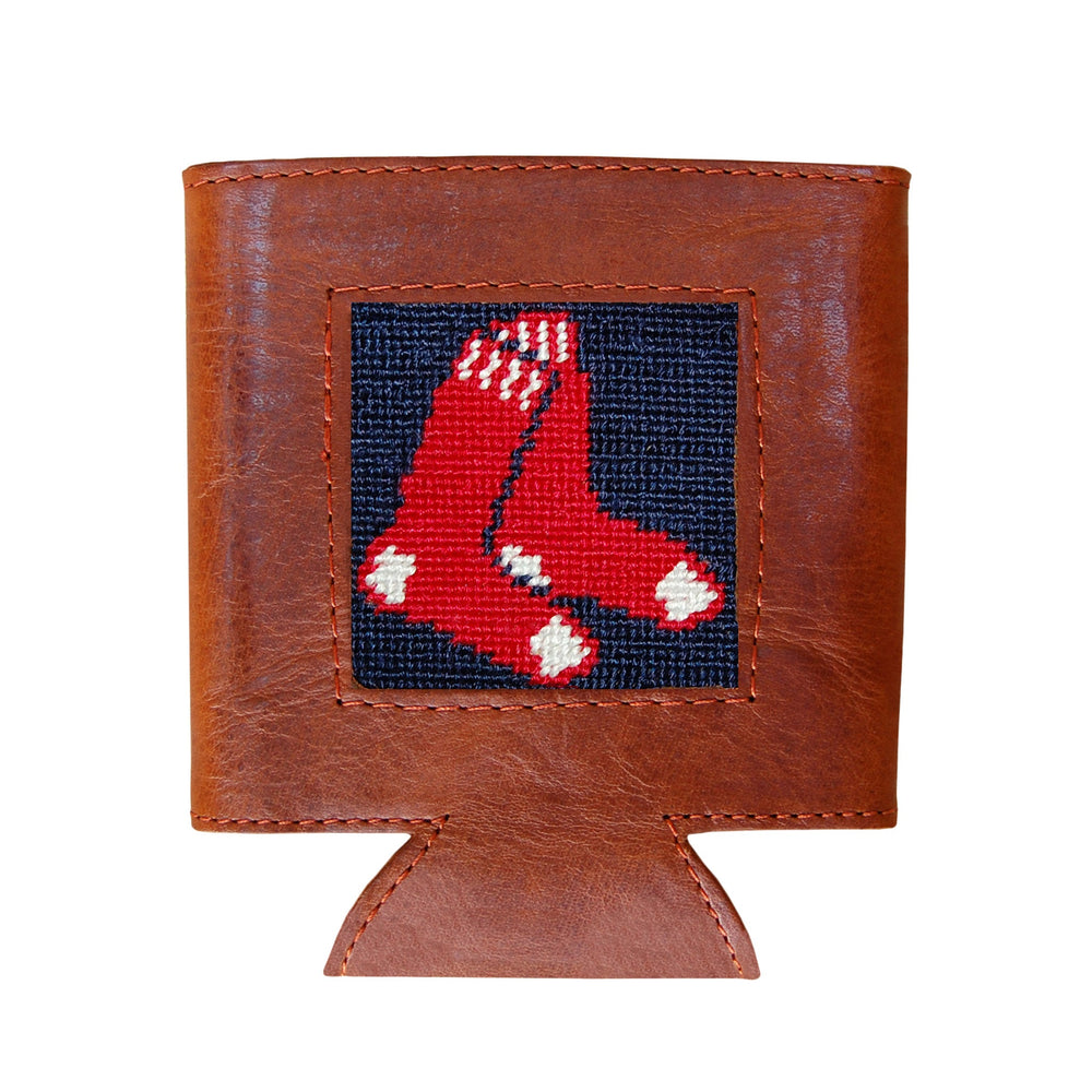 Smathers and Branson Boston Red Sox Needlepoint Can Cooler  