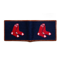 Smathers and Branson Boston Red Sox Needlepoint Bi-Fold Wallet 