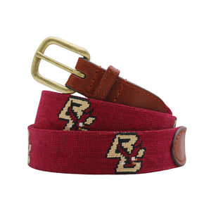 Smathers and Branson Boston College Belt Garnet