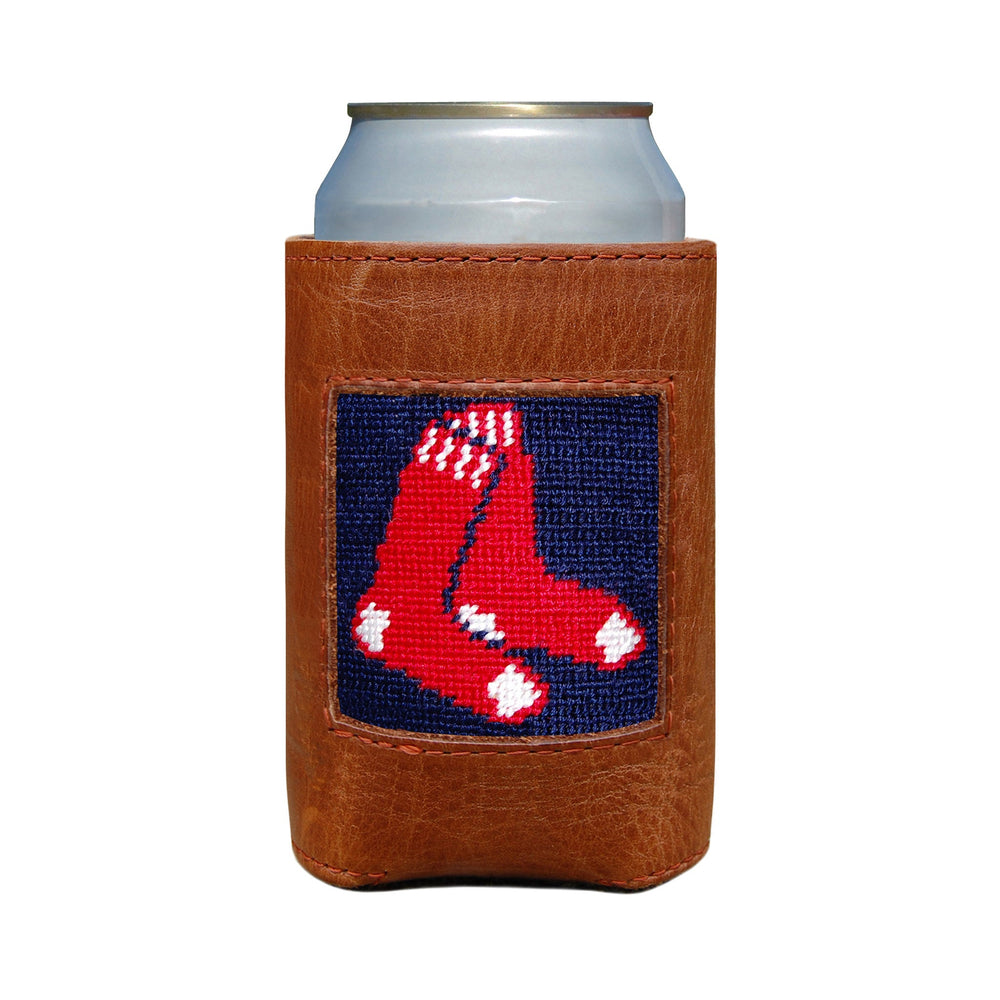 Smathers and Branson Boston Red Sox Needlepoint Can Cooler  