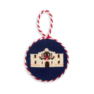 Smathers and Branson Christmas Alamo Ornament Dark Navy
