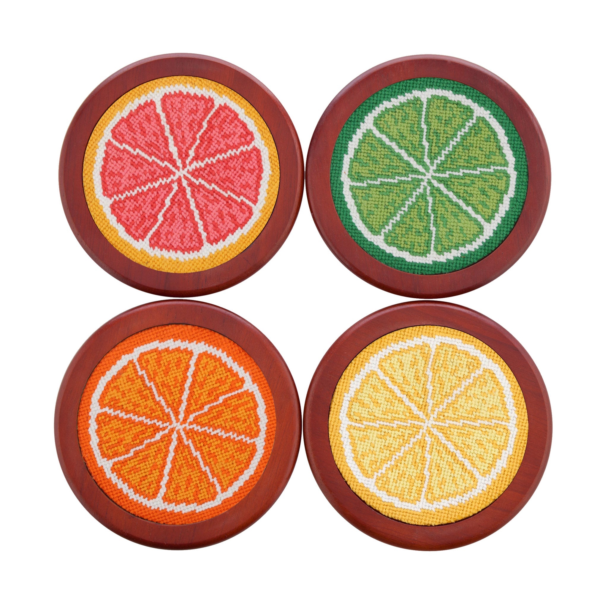 Smathers and Branson Citrus Slices Coasters