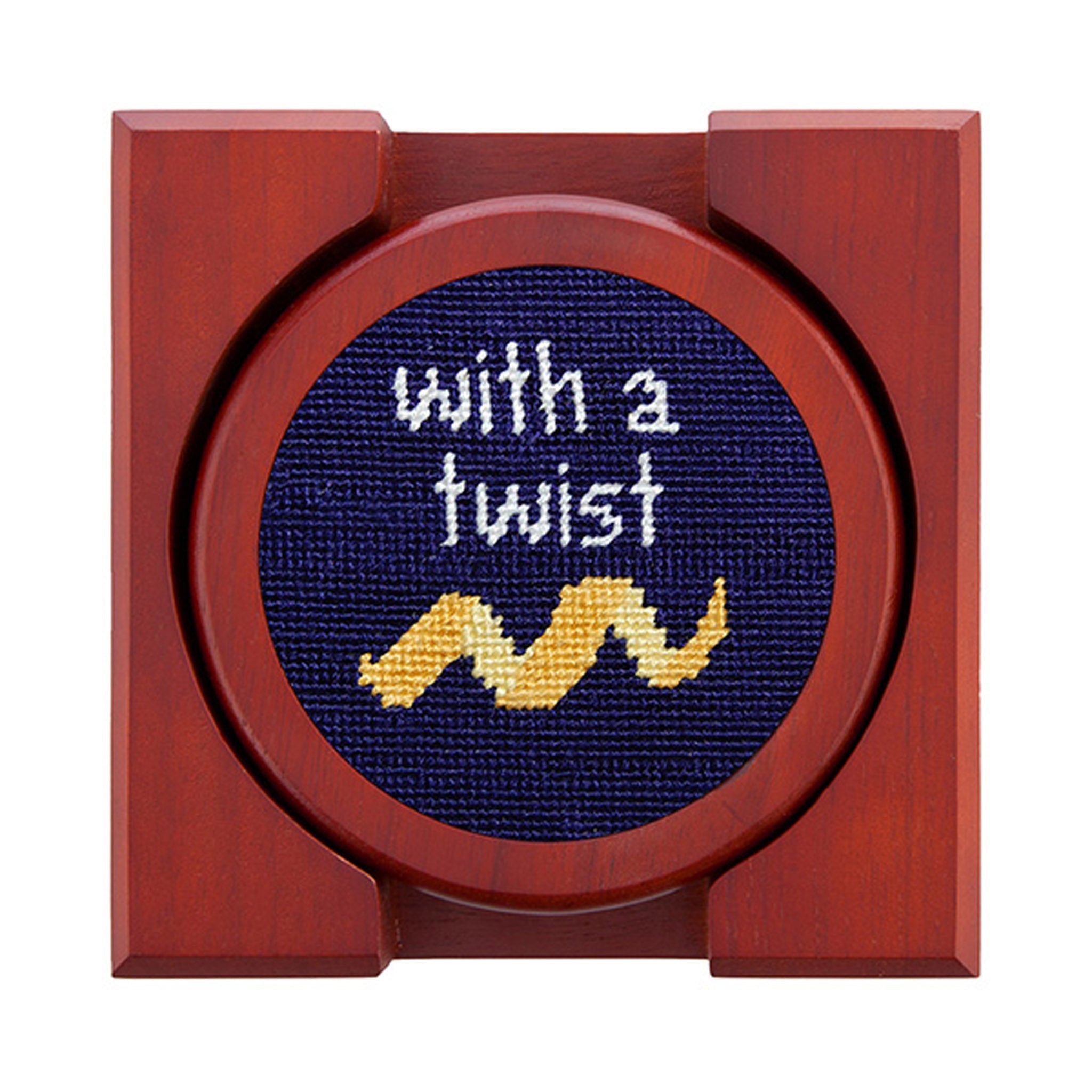 Smathers and Branson Cocktail Orders Coasters Dark Navy