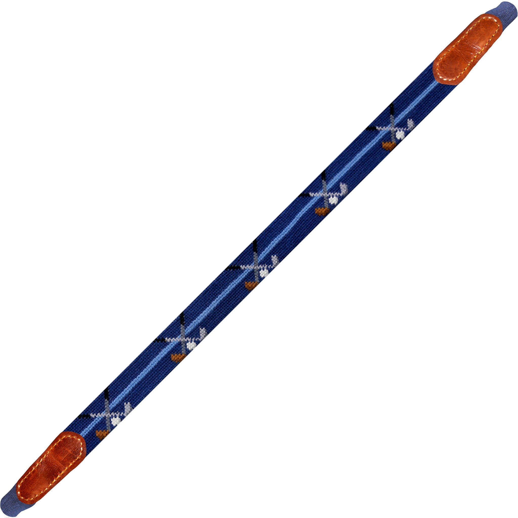Smathers and Branson Crossed Clubs Sunglass Strap Classic Navy