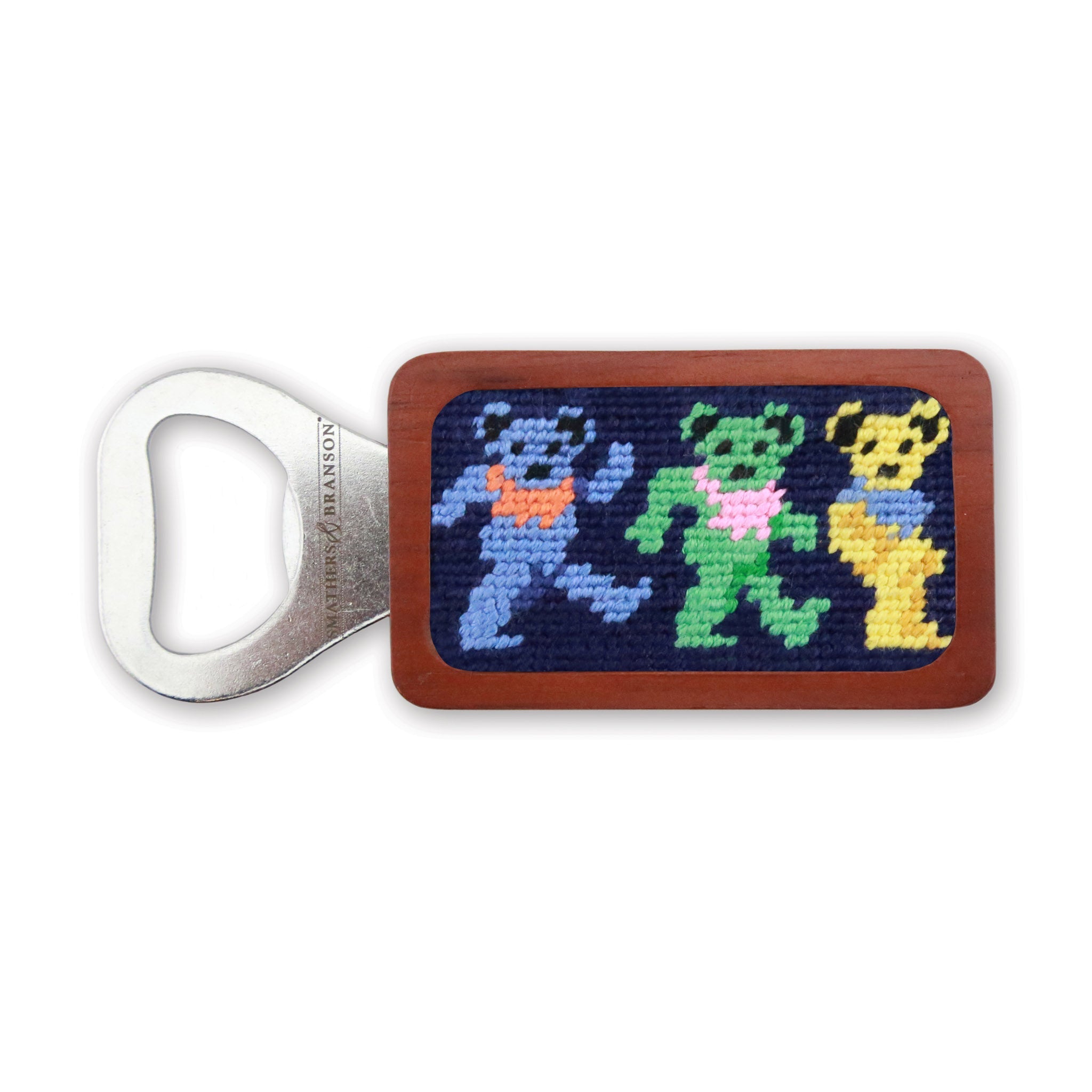 Smathers and Branson Dancing Bears Bottle Opener Dark Navy