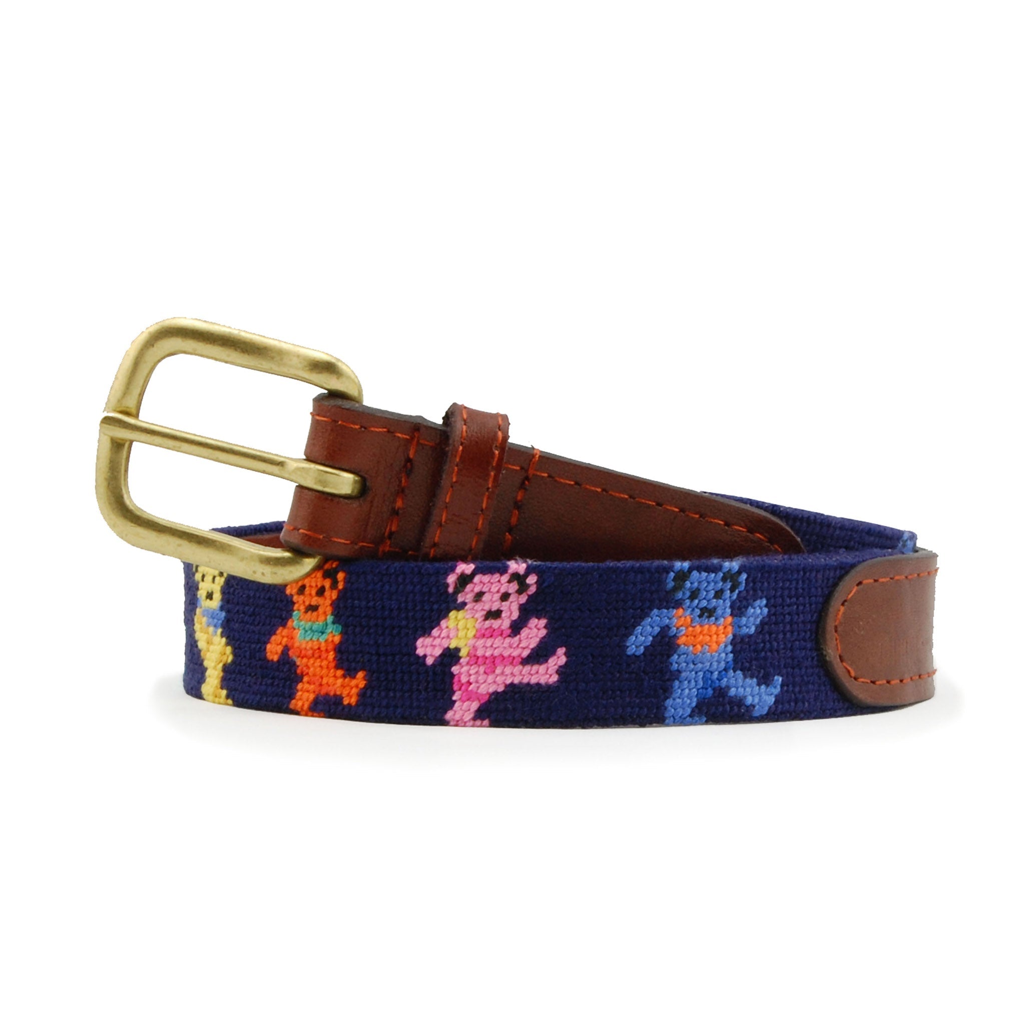Smathers and Branson Dancing Bears Children's Belt Dark Navy