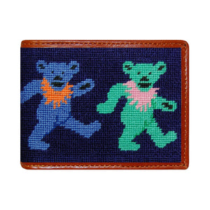 Smathers and Branson Dancing Bears Wallet Dark Navy